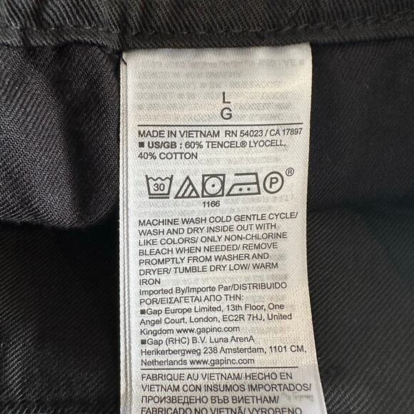 Banana Republic The Everyday Wide Leg Pant Black L 713473 - Picture 8 of 12